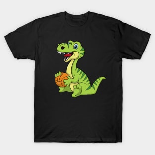 Basketball Dinosaur T-Shirt